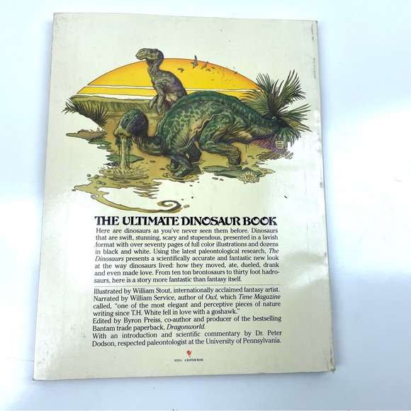 William Stout THE DINOSAURS A Fantastic View of a Lost Era 1981 Trade Pa… - Picture 3 of 5